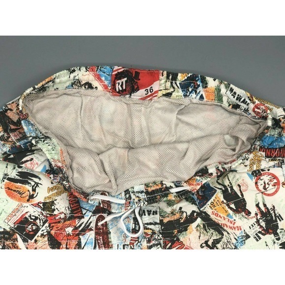 Boardshorts 14'' Length Surfer Hawaiian Size 30 in - Picture 10 of 10